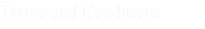 Terms and Conditions